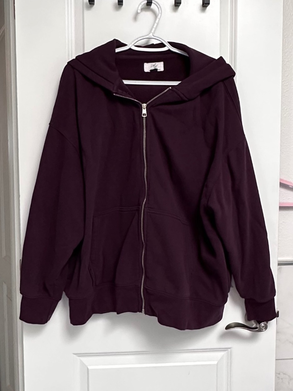 American Eagle Luxe Oversized Zip-Up Hoodie - Medium